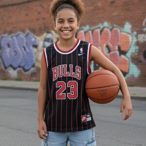 Vintage Nike Kids Michael Jordan Chicago Bulls #23 Jersey Size XXL